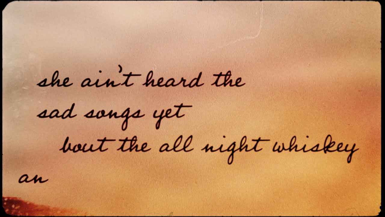 Jason Aldean - The Sad Songs (Lyric Video)