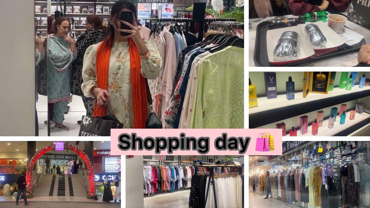 Ramzan Mubarak❤️| Eid Shopping Vlog🛍️ | 3 Malls Cover Kiye Thak Gaye😩 | Maaz Safder Outlet visit ki🌸
