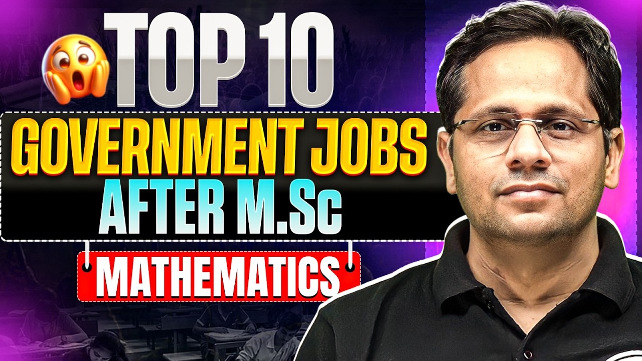 Top 10 Government Jobs After M.Sc Mathematics | High Salary & Secure Career | Complete Guide!