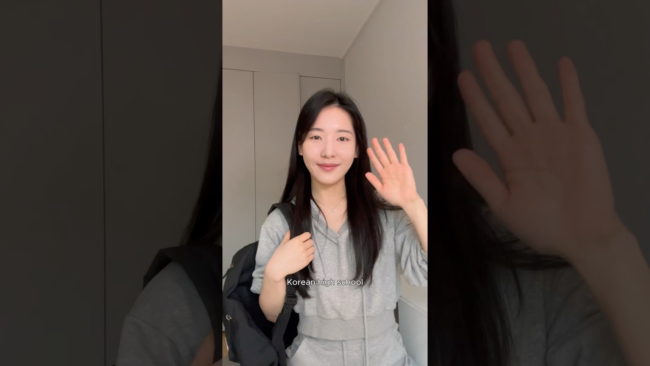 Korean high school makeup #shorts
