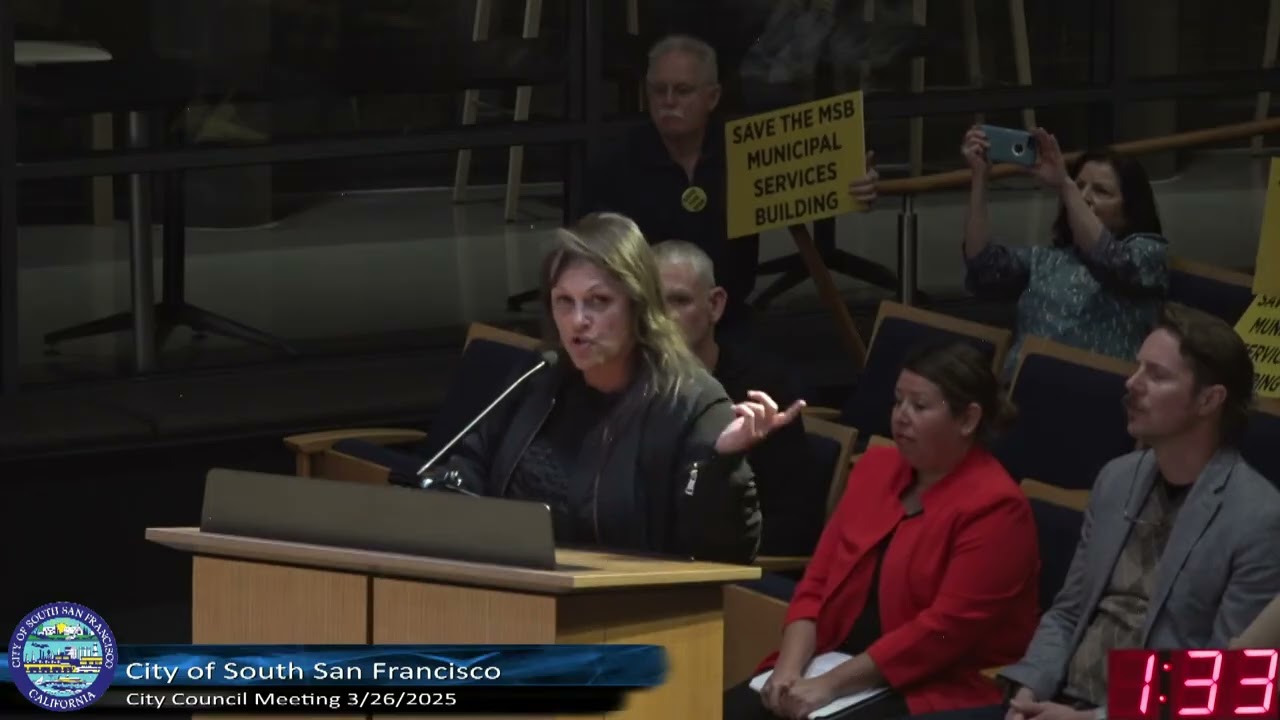 The City of South San Francisco City Council meeting 3/26/2025