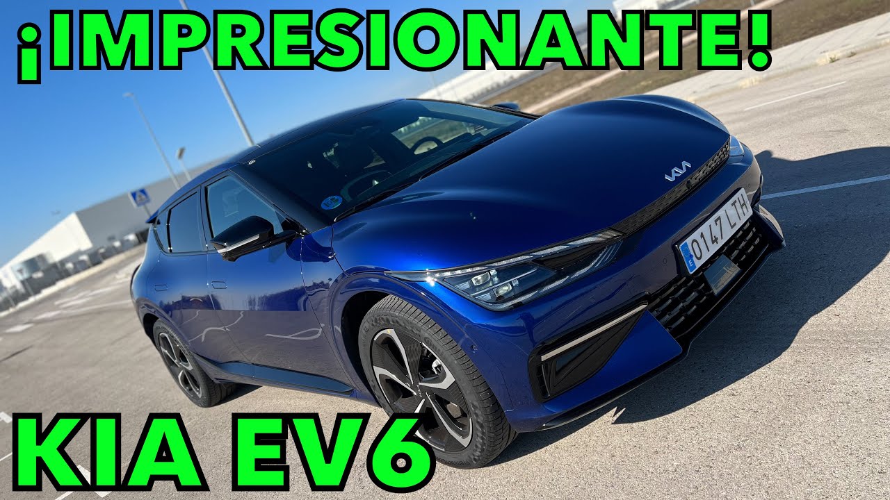 ¡IMPRESIONANTE! KIA EV6 2022 GT Line La increíble evolución del COCHE ELÉCTRICO MOTORK