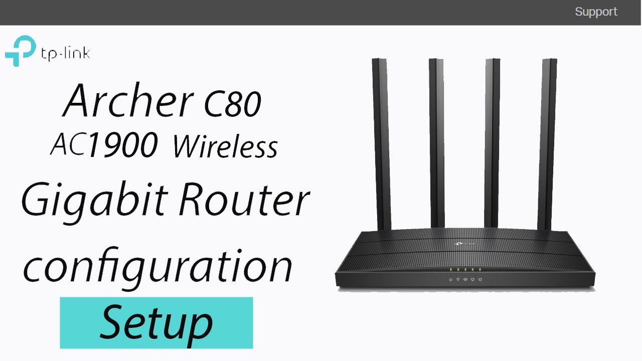 TP-Link Archer C80  AC 1900  Setup and Configuration
