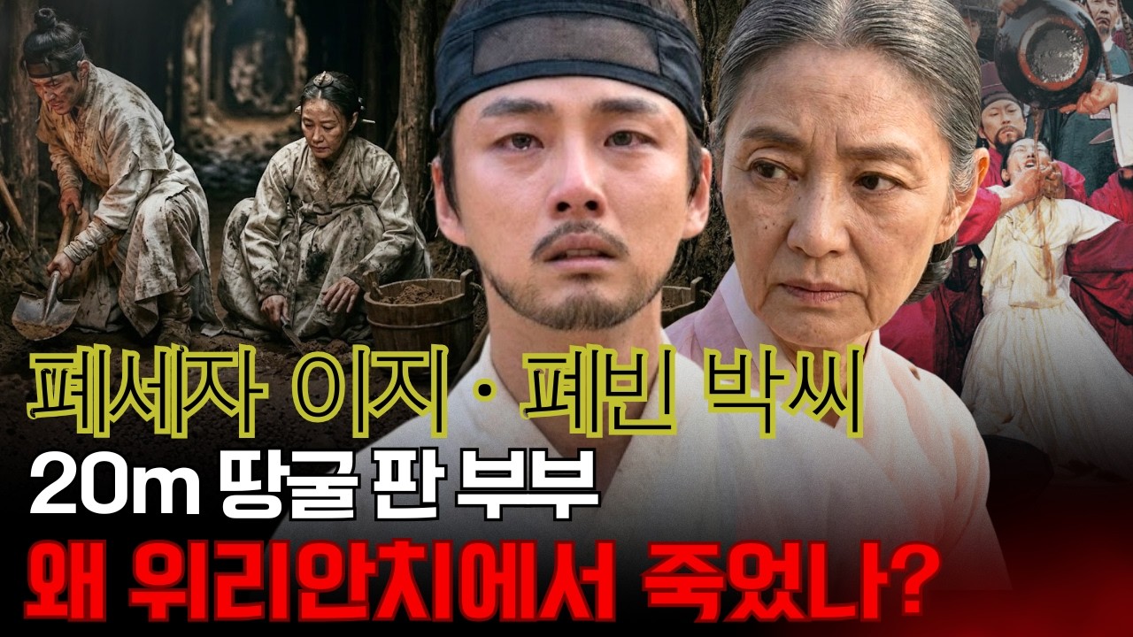 폐세자 이지·폐빈 박씨 – 가위와 인두로 20m 땅굴을 판 부부, 그들은 왜 위리안치에서 죽음을 맞아야 했는가?