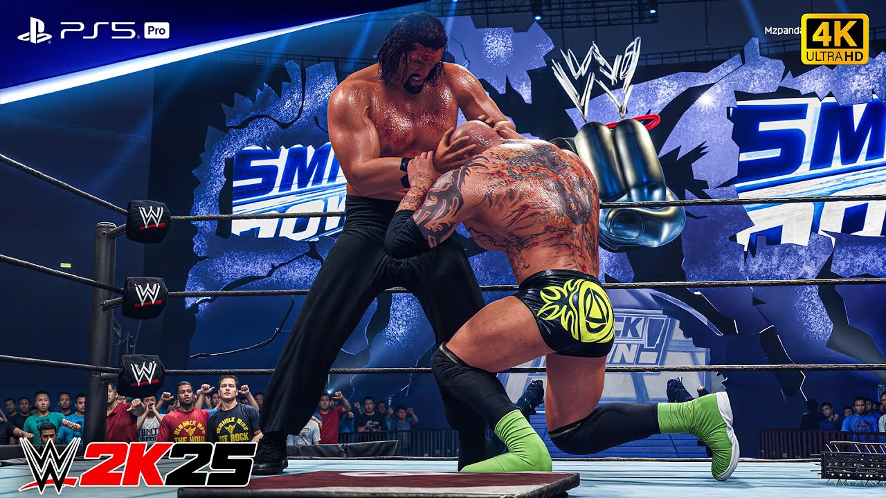 WWE 2K25 - Batista vs. The Great Khali - Full Match at Smackdown 2002 | PS5™ Pro [4K60]