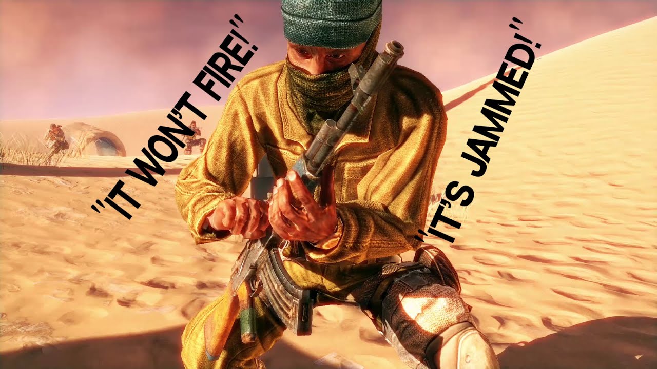 Did you know that Spec Ops: The Line has gun jamming?