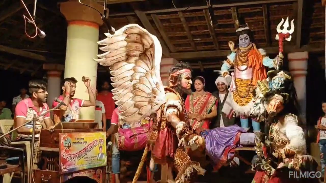 व्याघ्रपद मृगपुरुष | नाटकातील गाजलेल्या लंगार | स्वतः मालक बाबी कलिंगण प्रस्तुत,कलेश्वर दशावतार