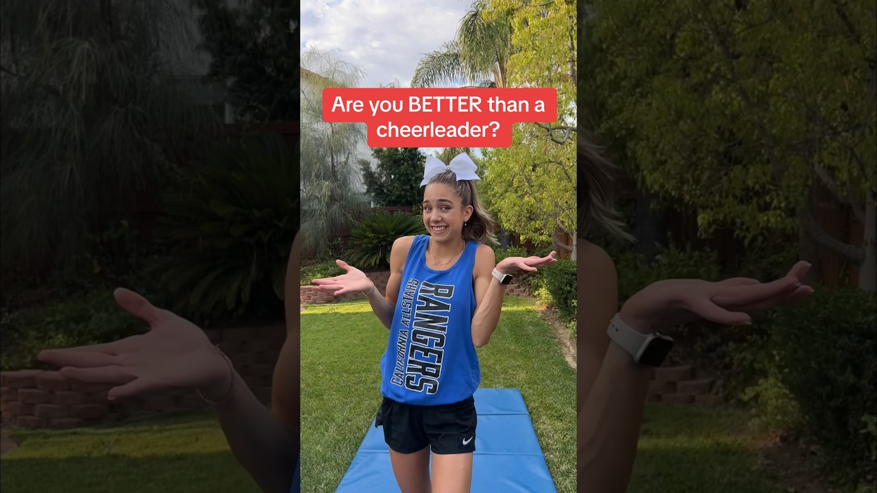 what&rsquo;s your score on this cheerleader challenge? #cheer #challenge #cheerleader #gymnastics #dance