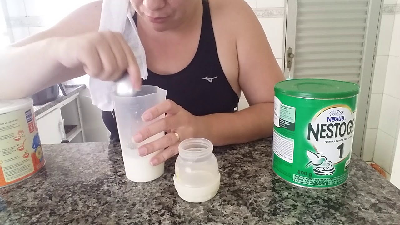 Nestogeno com micilon bebe de 4 meses