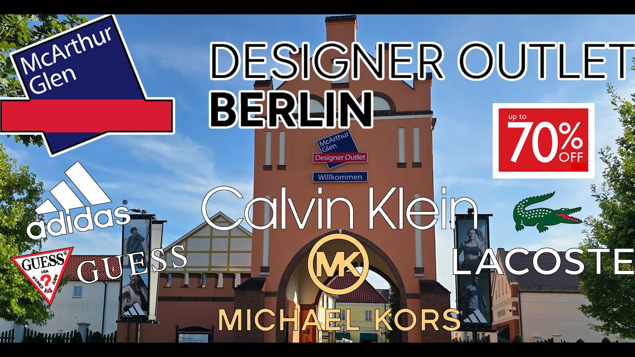 Best & Biggest Designer Outlet Berlin | McArthurGlen B5 upto 70% Sale