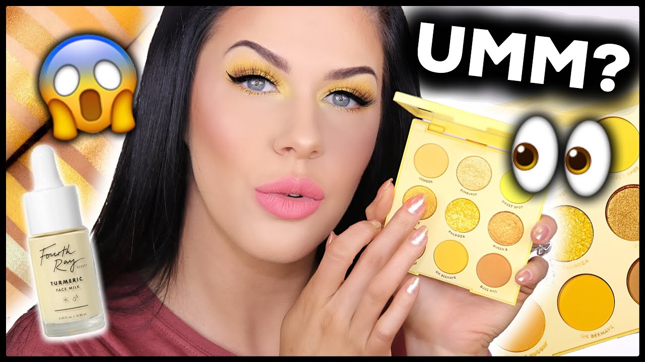 COLOURPOP UH HUH HONEY EYESHADOW PALETTE & COLLECTION REVIEW + SWATCHES!!