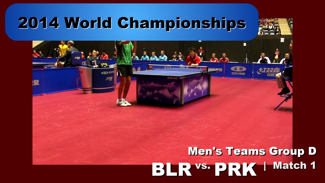 2014 WTTC Men's Teams Group D: BLR-PRK Match 1: Vladimir Samsonov v Kim Chol Nam
