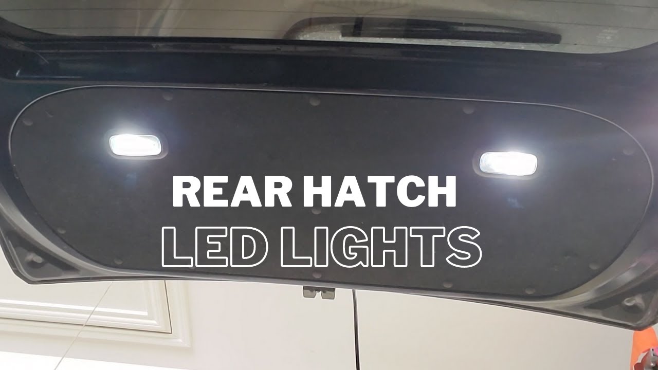 1st SCION xB: ADDING LED LIGHTS TO THE REAR HATCH