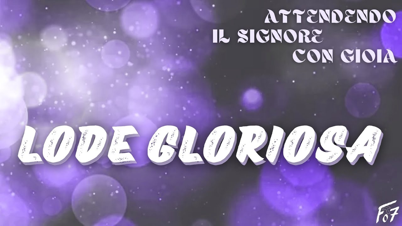 Lode gloriosa - SDV Worship (Testo)