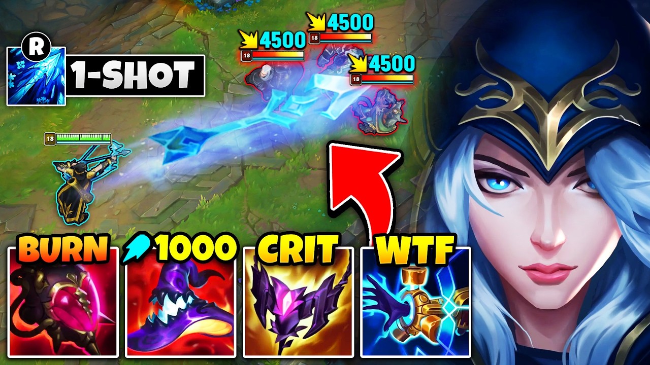 Ashe but I have 1000 AP and my Arrow just one shots you across the map