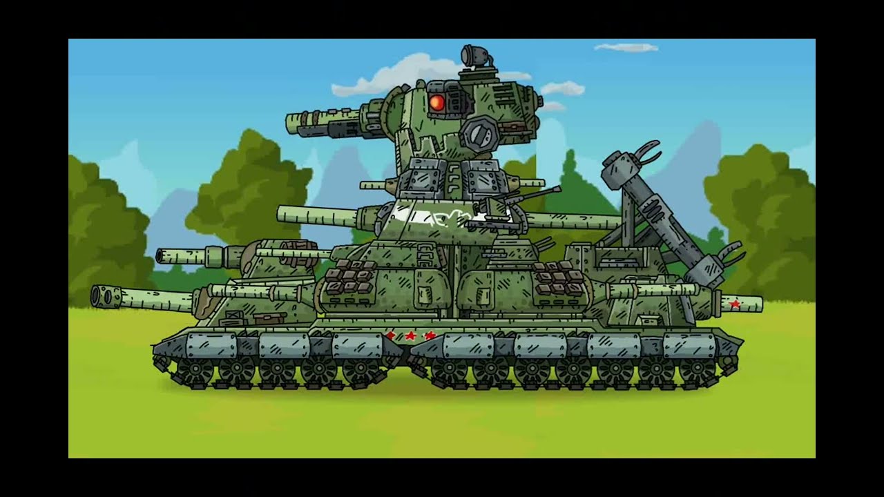 КВ-44М vs Левіафан - мультики про танки 