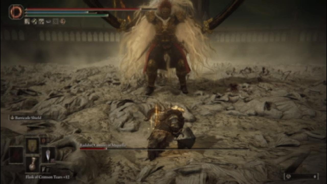 Radahn Consort of Miquella grab attack