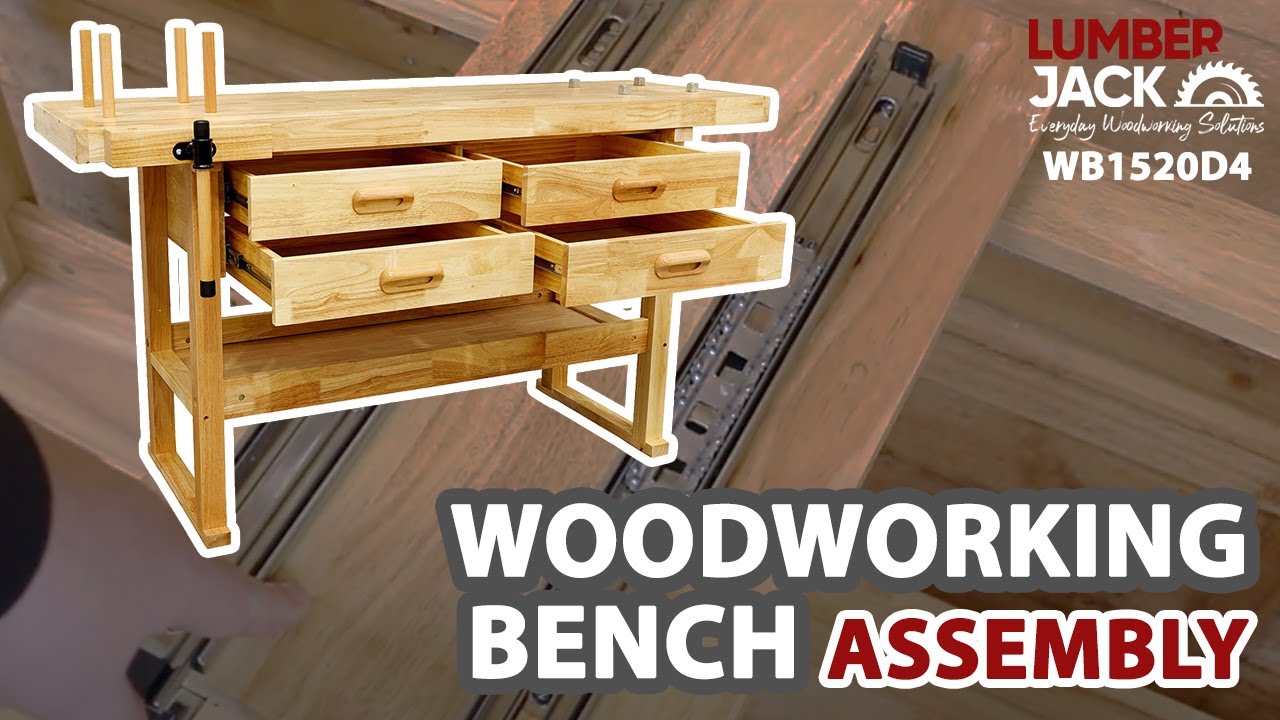 Lumberjack WB1520D4 Solid Woodworking Bench - Assembly