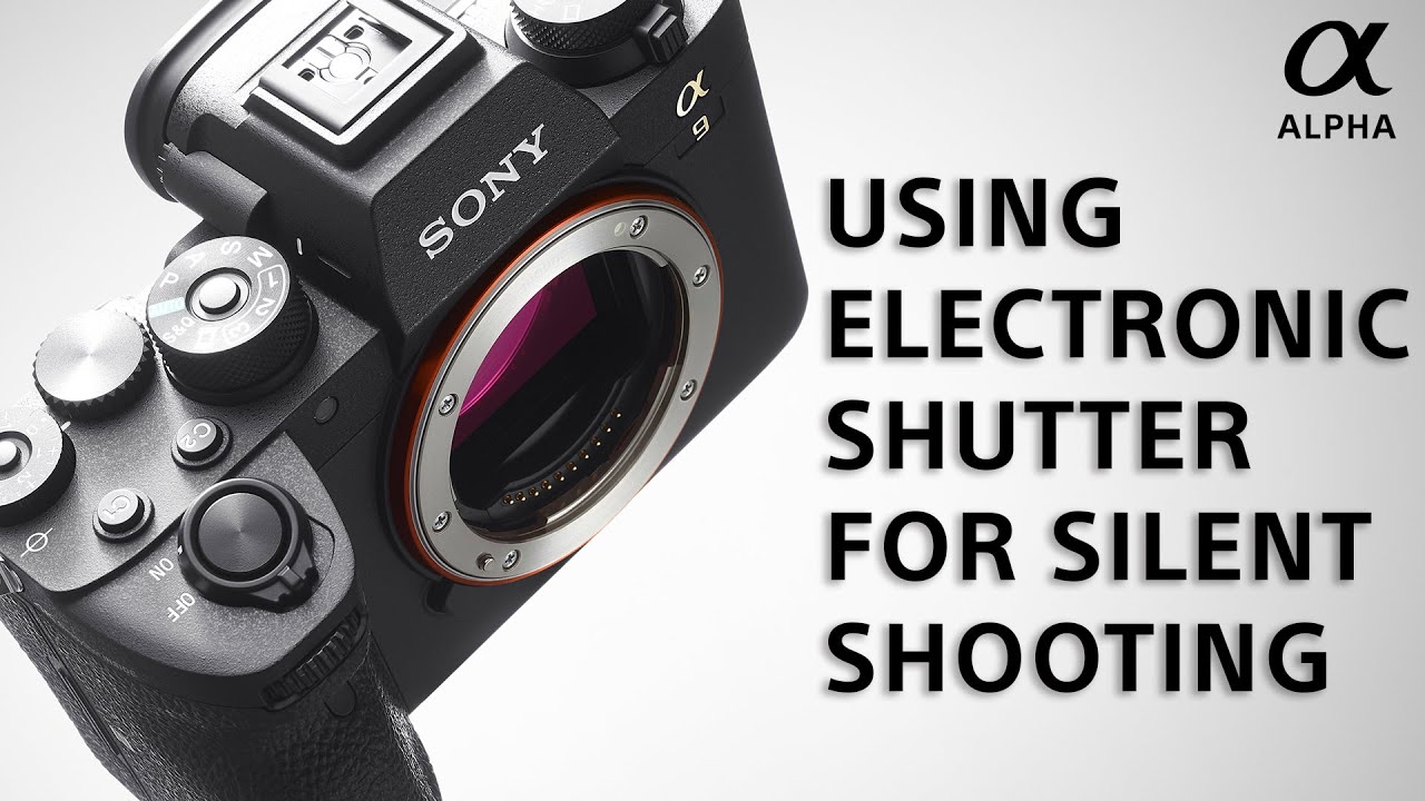 Alpha Insights || Using Electronic Shutter for Silent Shooting
