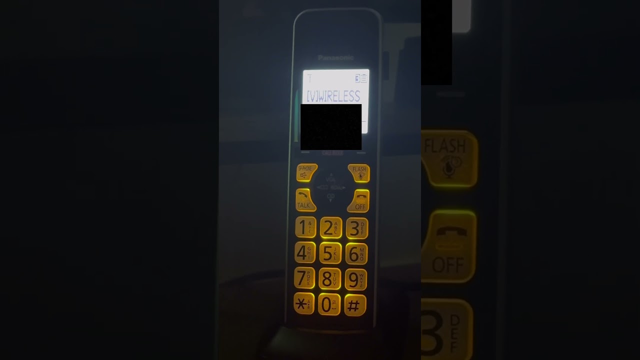 Panasonic Landline Ringing 📞 #panasonic #landline #phone #2025