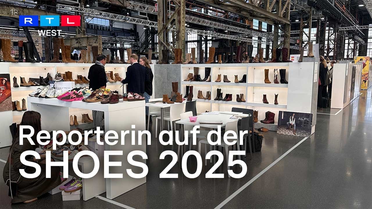 SHOES 2025 in D&uuml;sseldorf - H&auml;ndler informieren sich &uuml;ber die kommenden Schuh-Trends | RTL WEST