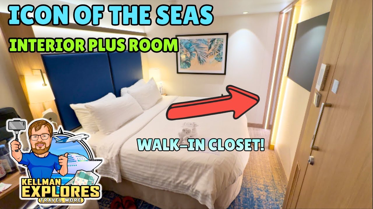 Экскурсия по интерьеру каюты Icon of the Seas Interior Plus (каюта 10407) Бюджетная каюта. Самый ...