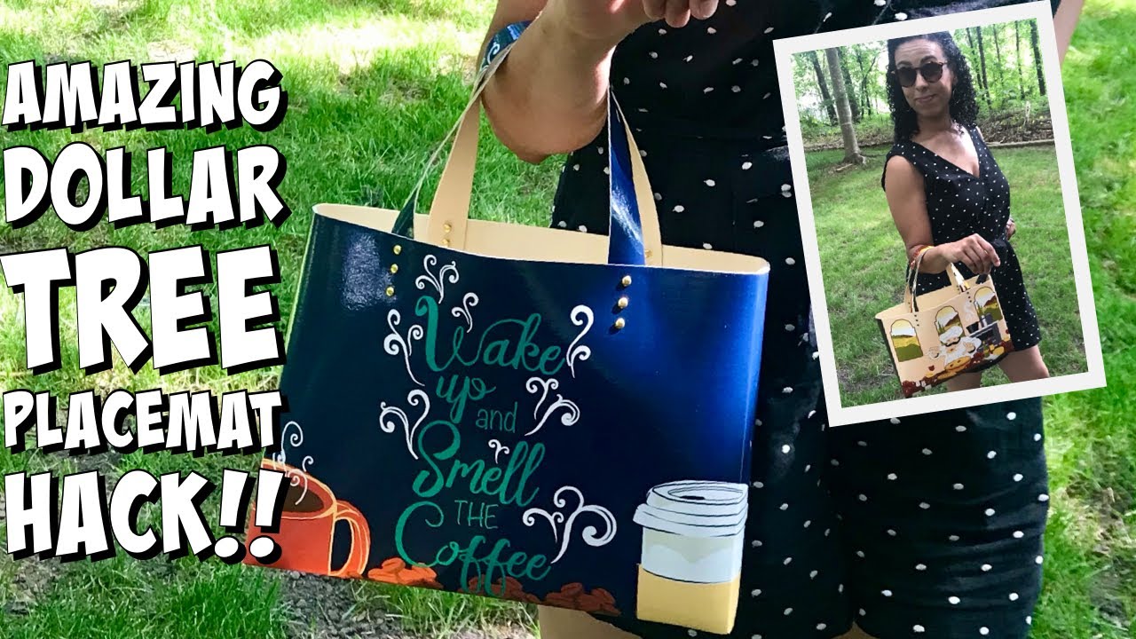 Сделайте сумку-шоппер, используя всего две салфетки из магазина Dollar Tree! Лайфхак из Dollar Tr...