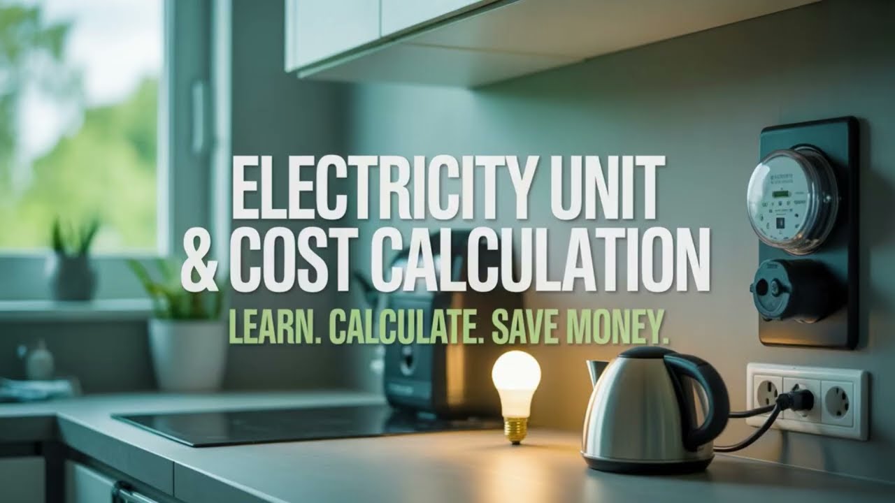 How To Calculate Power Consumption Of Household Appliances | Electricity Bill | KWh