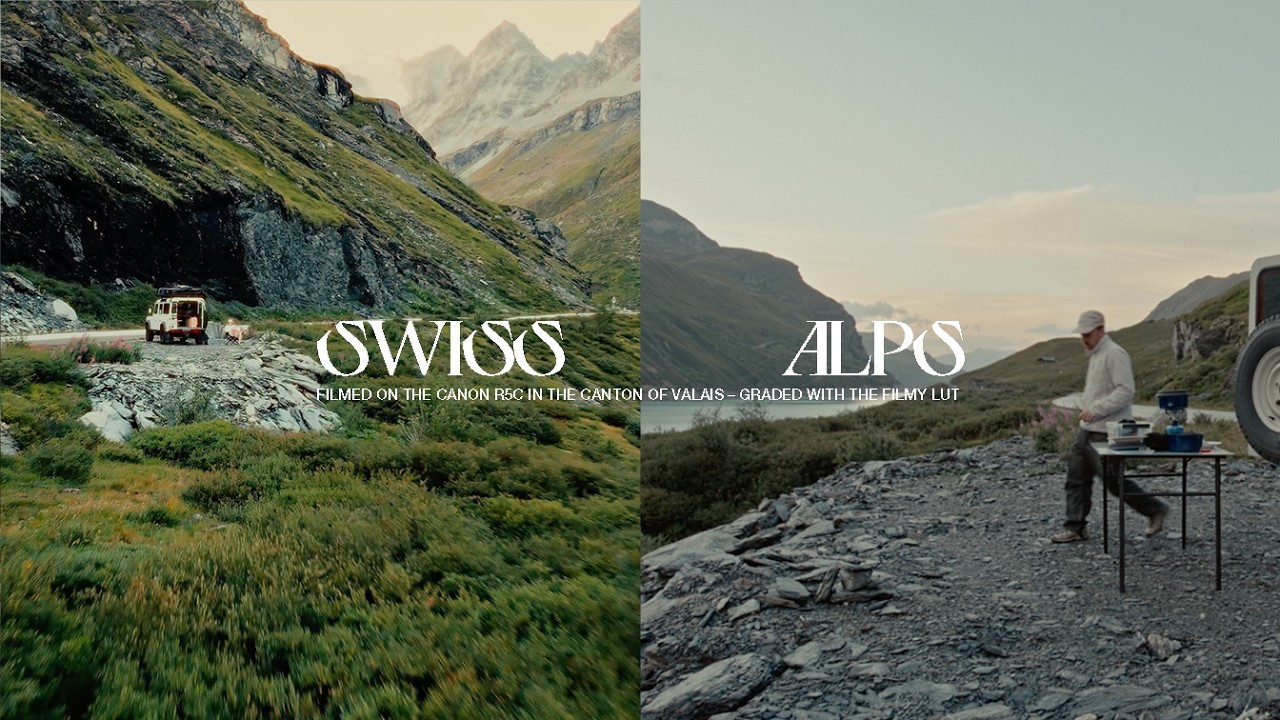 Solo Camping with a Land Rover in the Swiss Alps (R5C Silent Vlog)