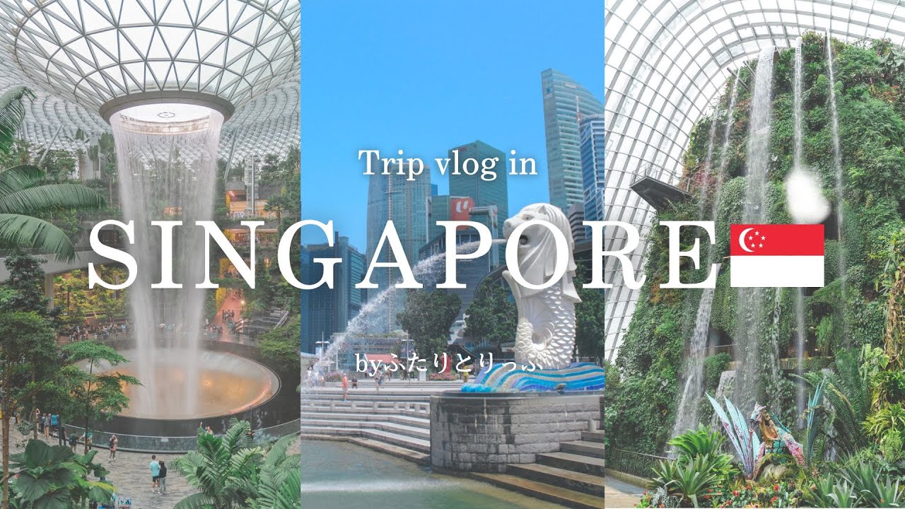 [vlog]超弾丸シンガポール観光🇸🇬｜トランジット8時間｜ガーデンズバイザベイ｜クラウドフォレスト｜JEWEL チャンギ国際空港