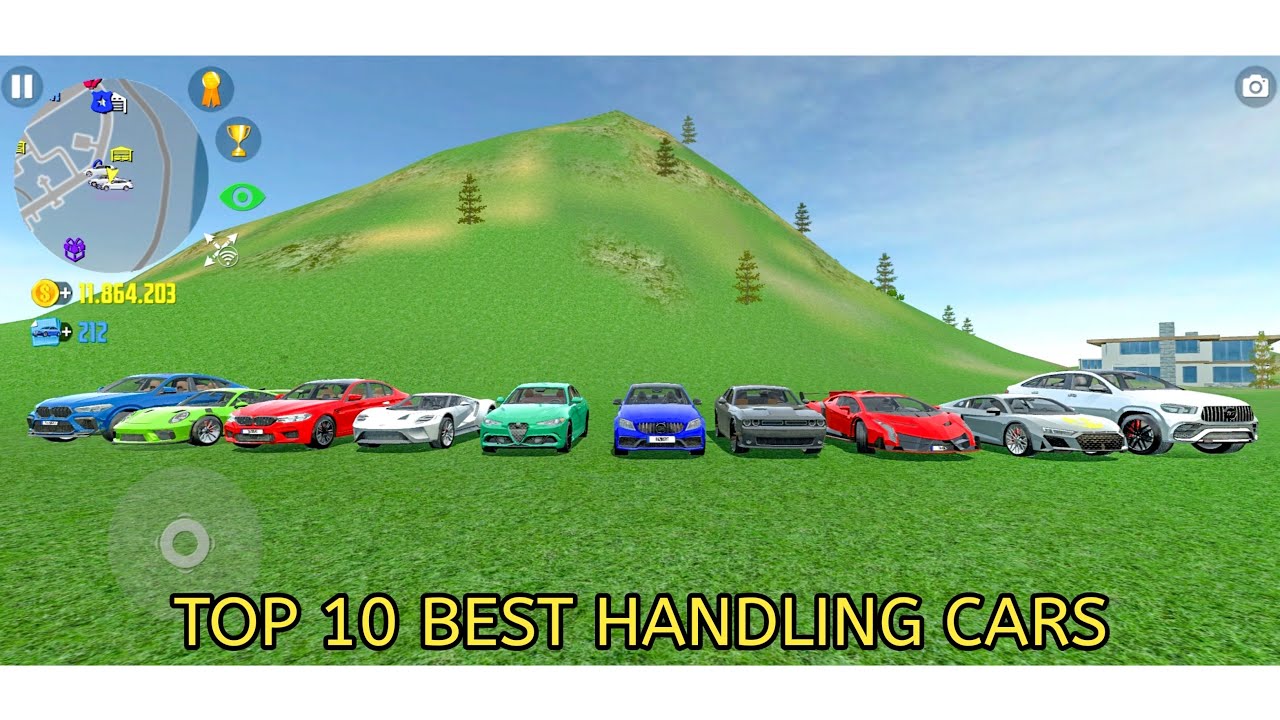 Top 10 Best Handling Cars in Car Simulator 2 | Skid Pad Test | Car Games Android Gameplay