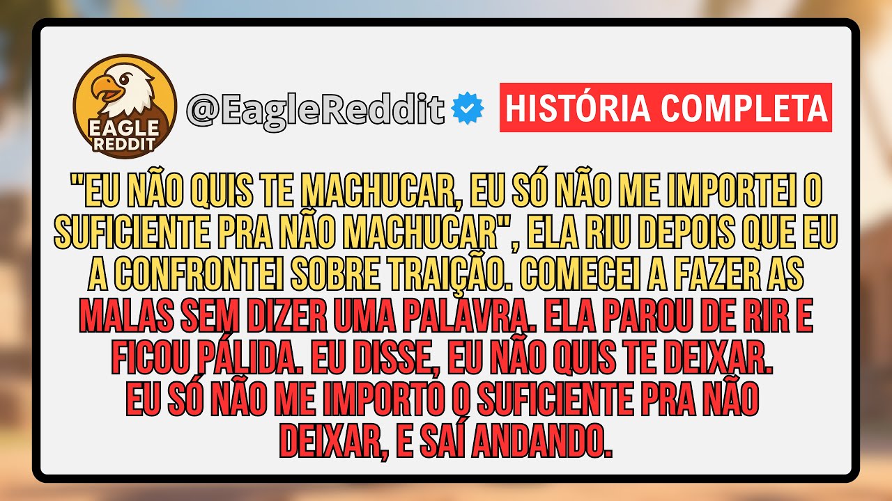 “Eu Não Me Importei o Suficiente Pra Não Te Machucar”, Ela Riu — Então Eu Fui Embora Sem Olhar Atrás