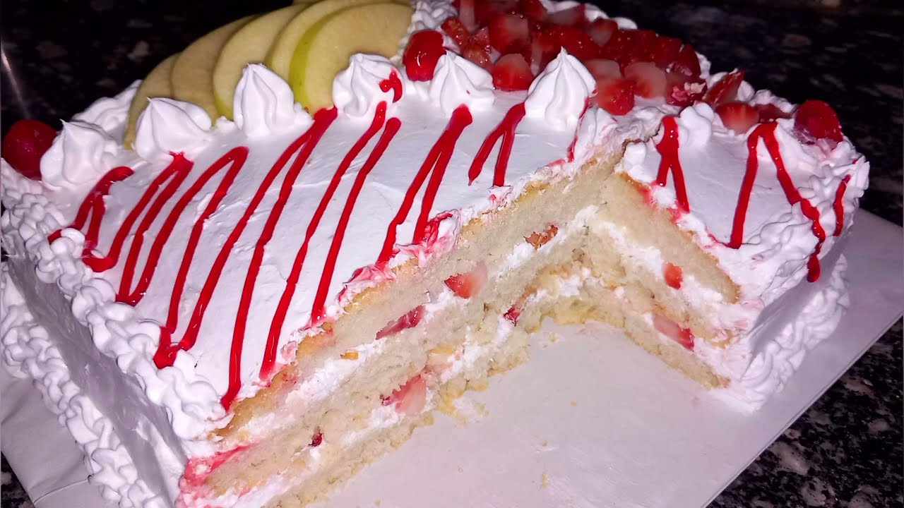 تورتة نباتي من غير بيض 🍰 | Vegan Cake Without Eggs – Soft & Fluffy