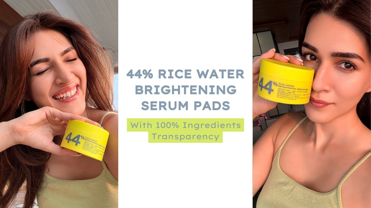 Introducing 44% Rice Water Brightening Serum Pads