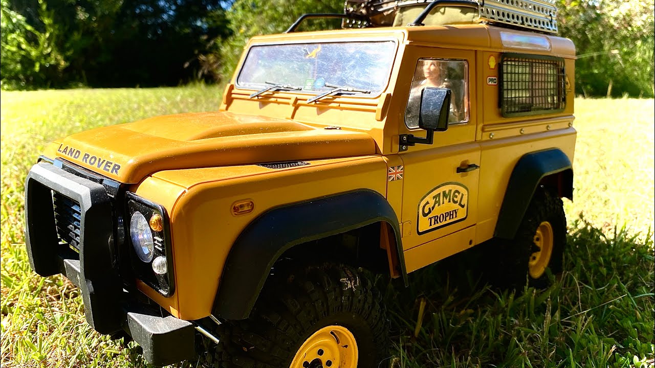 MNRC MN999 1/10 Land Rover D90 with Hobbywing 1080 and Holmes Crawlmaster Sport 13 turn motor