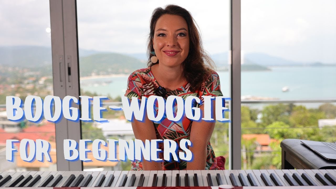 Boogie-woogie for beginners. 4 exercises how to combine both hands together.