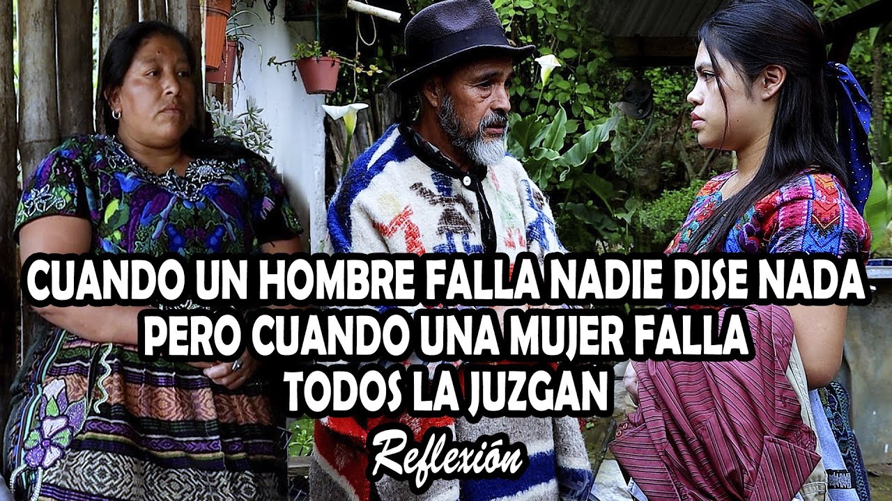 CUANDO UN HOMBRE FALLA NADIE DISE NADA PERO CUANDO UNA MUJER FALLA TODOS LA JUZGAN Reflexión