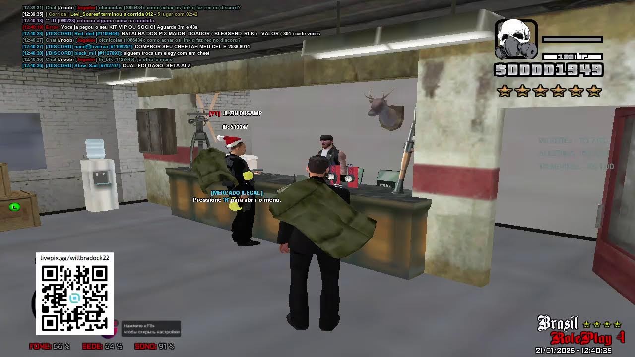 FAVELA 13 BROTAAA  /BRASILROLEPLAY #brp #brp4 #samp #gta