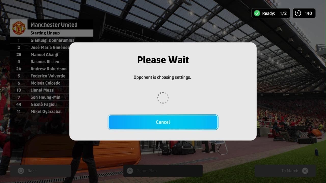 eFootball Man United Vs Inter Milan 3-1 (Abandoned)