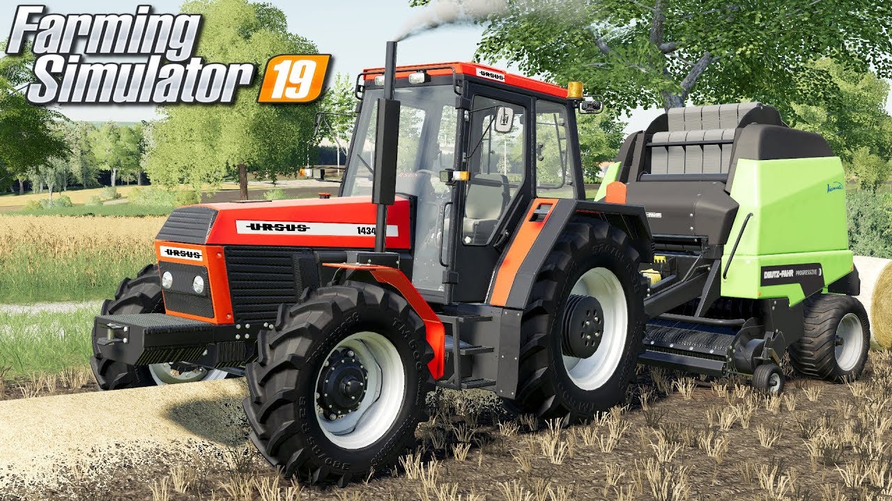 Belowanie słomy - Farming Simulator 19 | #3