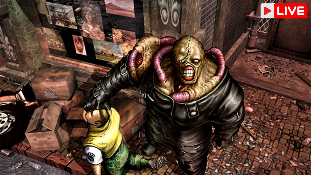 “O Último Dia em Raccoon City | Resident Evil 3 Clássico AO VIVO ” - Maratona até o Requiem