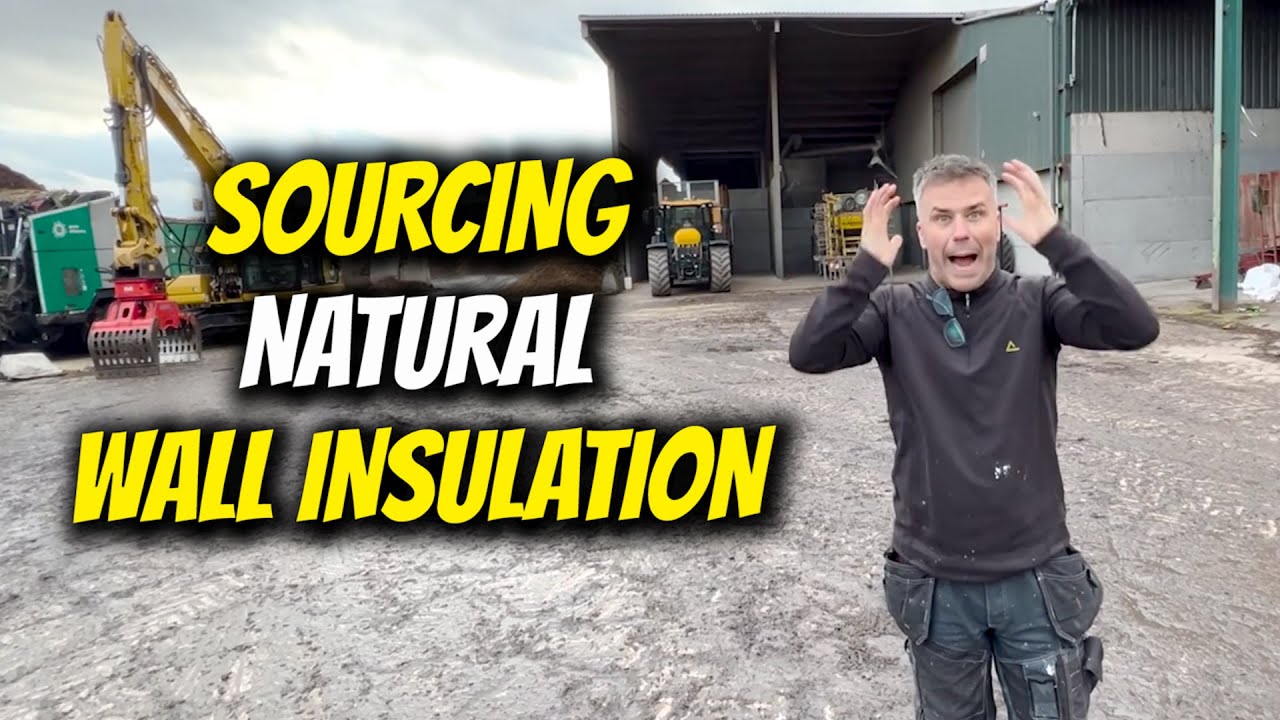 Sourcing Natural Insulation for our Office Build and a Farm Tour from @OllyBlogsAgricontractfarmer!