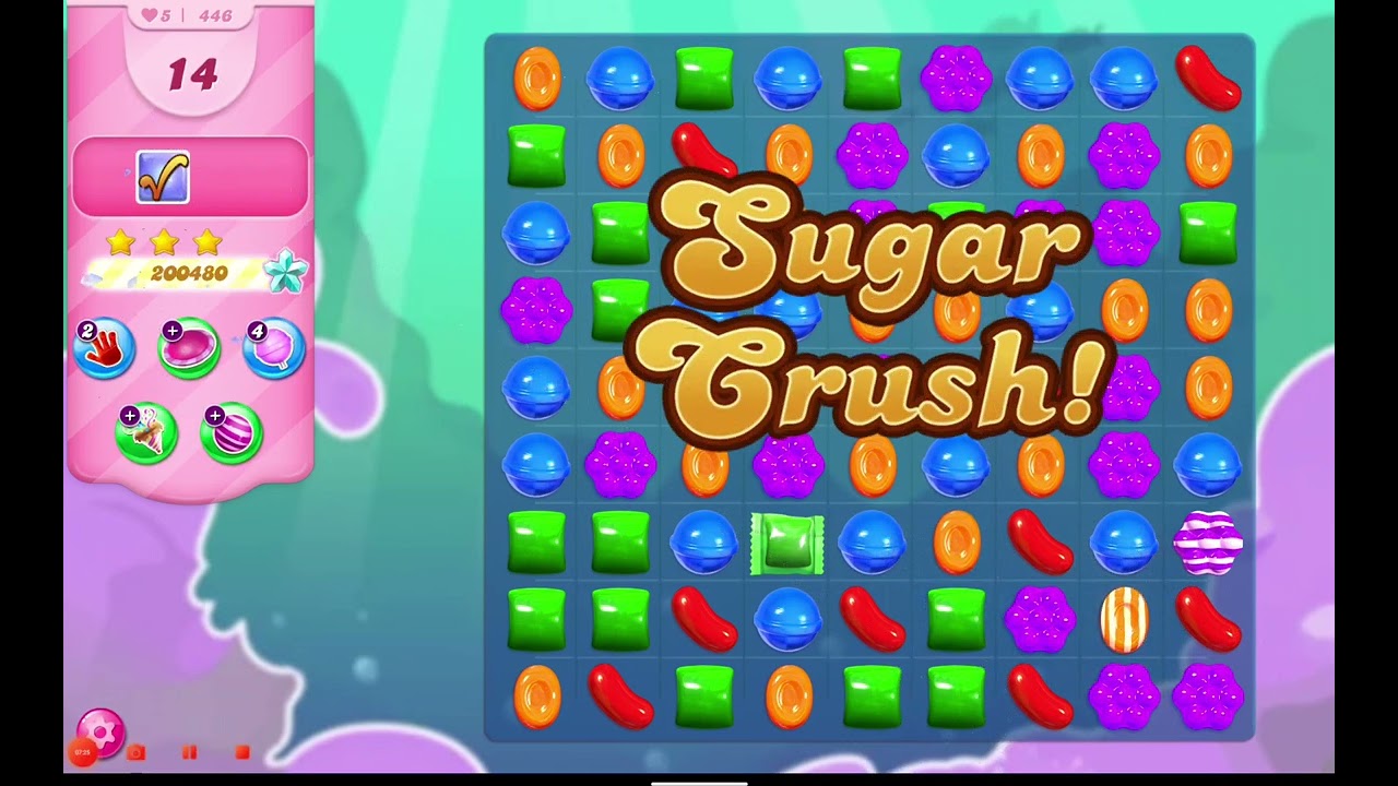 Candy Crush Saga Levels 442 to 448