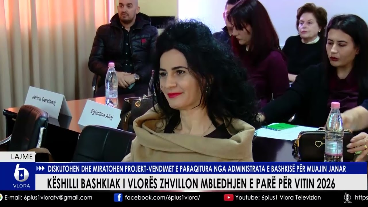 Këshilli Bashkiak i Vlorës zhvillon mbledhjen. Diskutohen dhe miratohen Projekt-Vendimet
