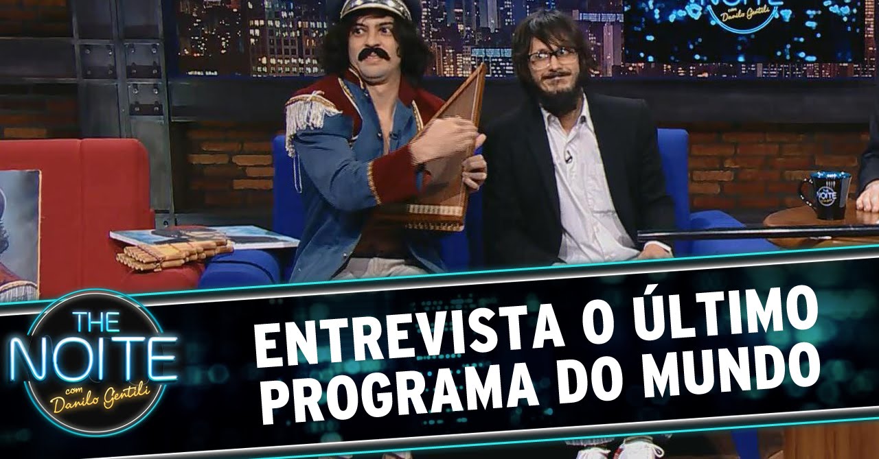 The Noite 18/07/14 (parte 1) - Entrevista O Último Programa do Mundo