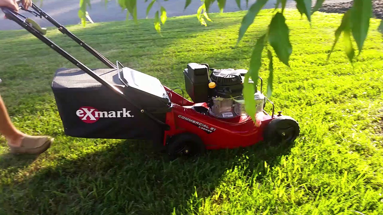 Exmark 21inch X Series Mowing