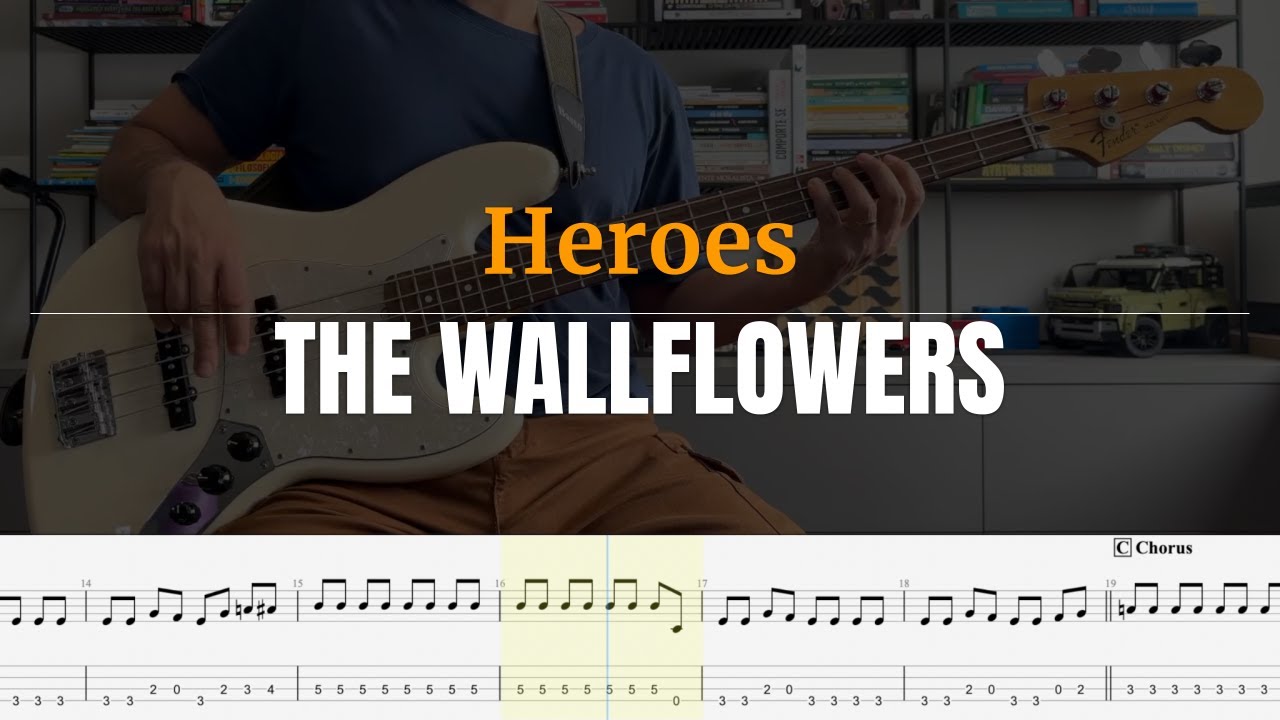 Heroes - The Wallflowers (#BassCoverWithTabs)