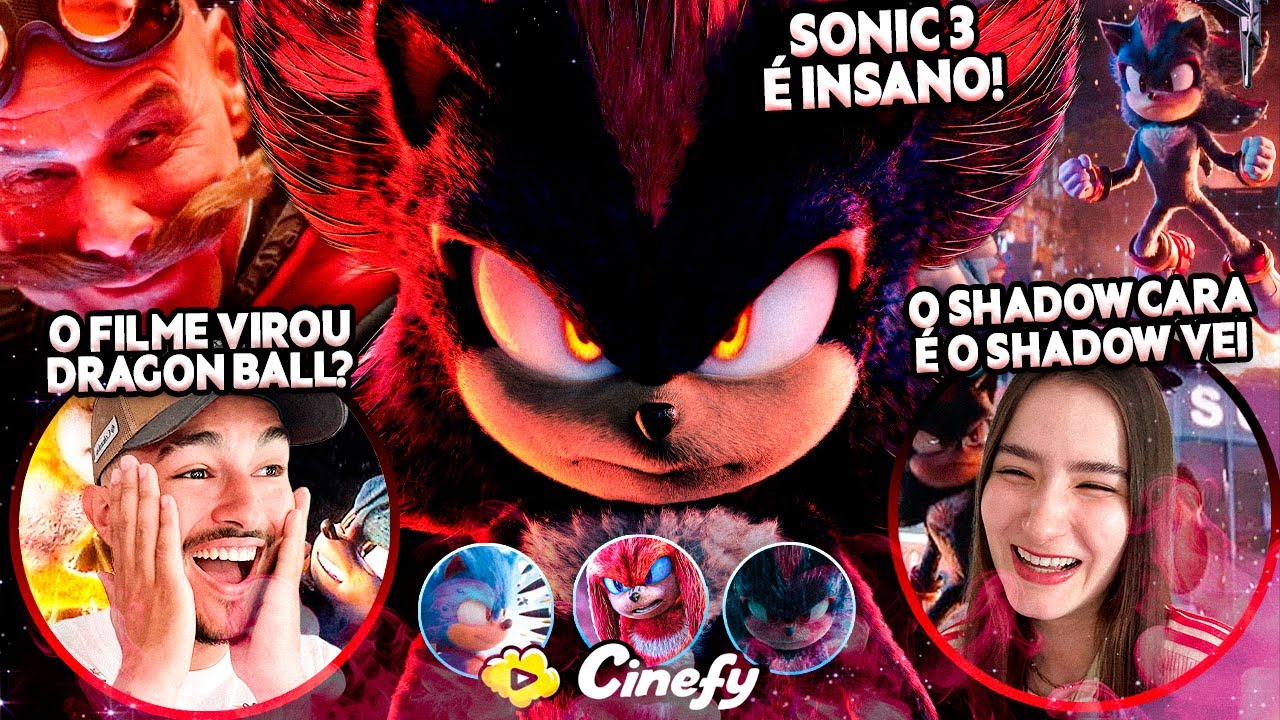É O SHADOW solando o trio dos prota em Sonic 3!! Esse filme foi 100% fiel ao jogo? | Apenas um Corte
