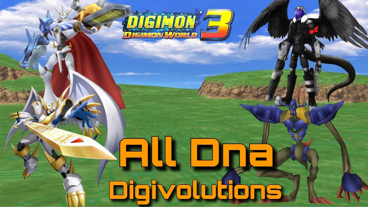ALL DNA DIGIVOLUTIONS IN DIGIMON WORLD 3 – COMPLETE GUIDE