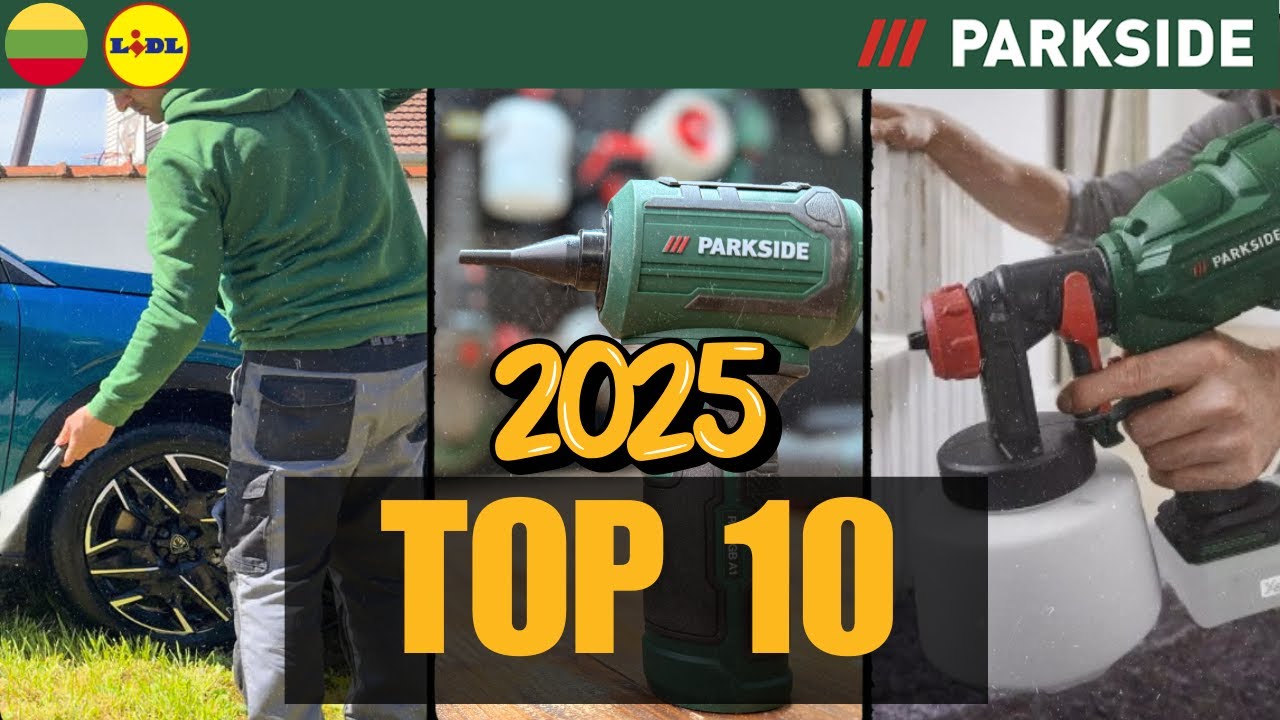 TOP 10 Įrankių Parkside  LIETUVIŲ LIETUVA KALBA LIDL
